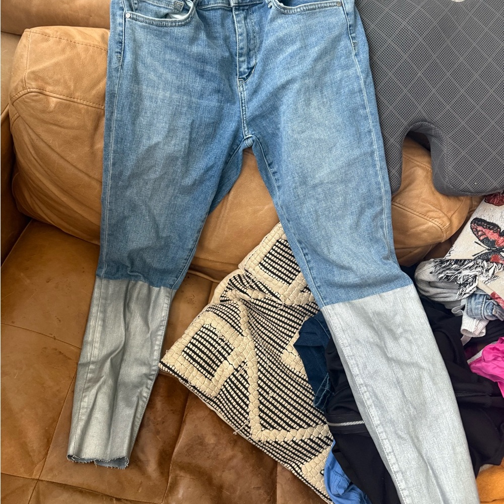 Sam Edelman Blue Ombre Skinny Jeans